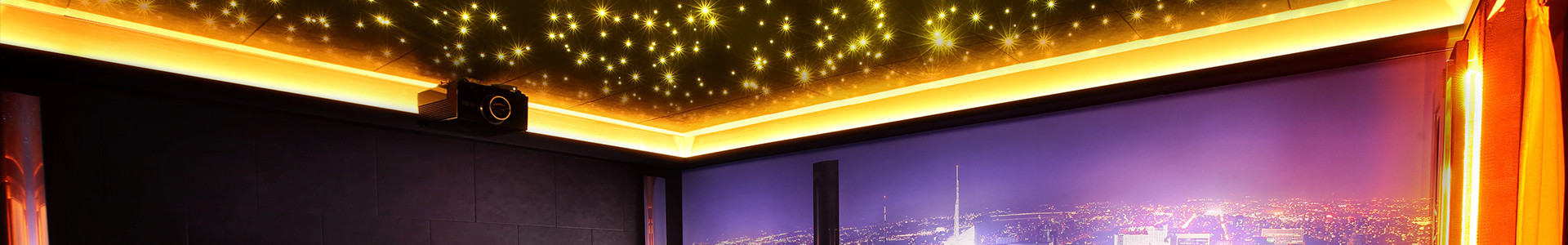 StarEFX ceiling in home theater