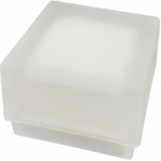 Fiber Optic Frosted Glass Paver Fittings | Square