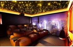 StarEFX acoustic ceiling with yellow starlights