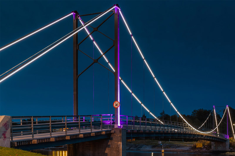 Fiber Optic Bridge Linear Lighting