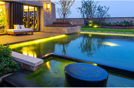 Light Up Your Pool With Fiber Optic Lighting Grid