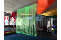 Green Fiber Curtain
