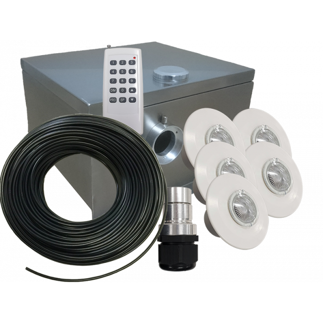 Pool Wall Fitt Kit 5 White 800x600