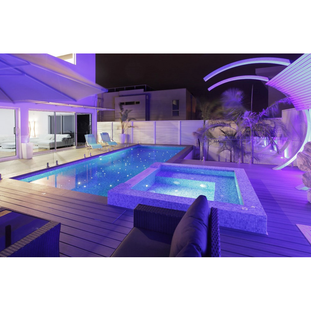 Purple Colored Lights pool