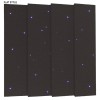 Wedge-style acoustic foam panel