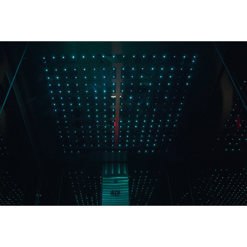 Blue Room colored lights