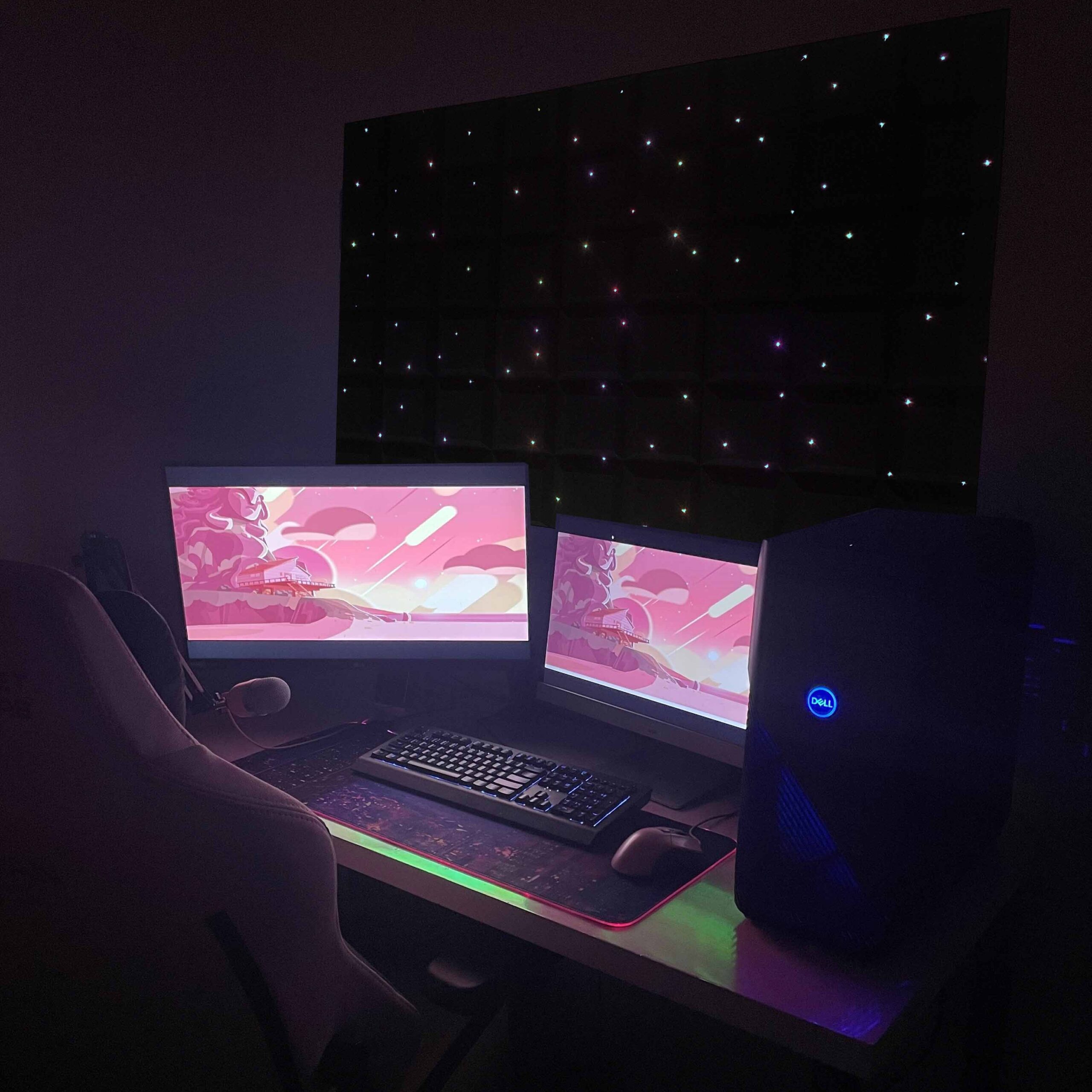 Light Off 6 Panels Gaming Room and home theatre