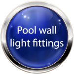 Button Blue Pool Wall Light Fittings