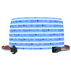 10mm RGBIC COB LED strip glowing blue, 784 LEDs per meter, 24V IP30 for StarEFX and EdgeLine profiles